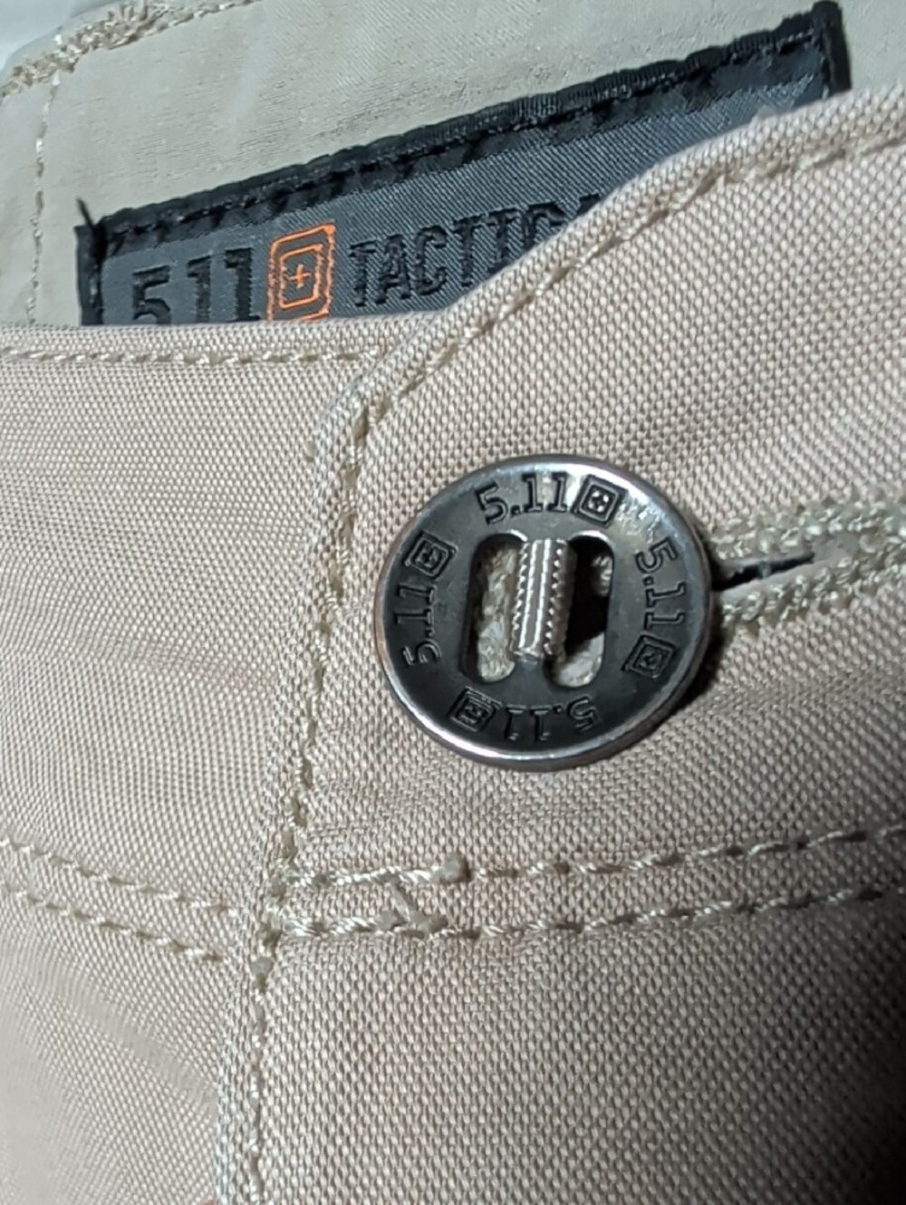 5.11 Tactical Men’s Khaki/Tan Cargo Pants Durable Utility Work Outdoor Wear - Picture 6 of 9